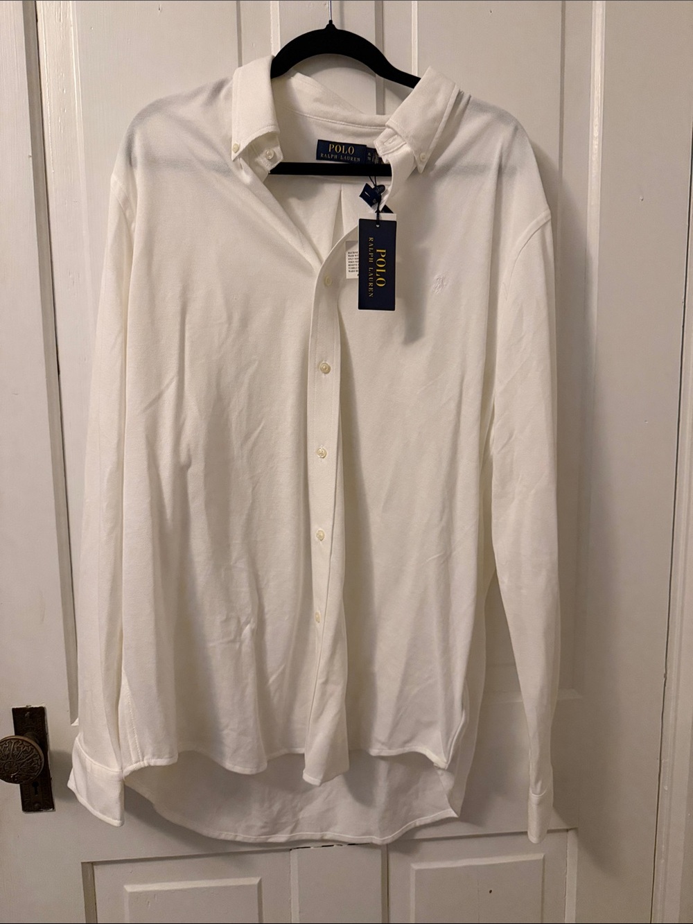 NWT Polo by Ralph Lauren Men's Knit Button Down Shirt